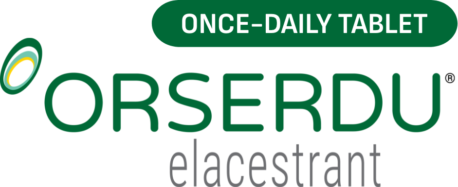 ORSERDU™ (elacestrant) Once-Daily Tablet Logo